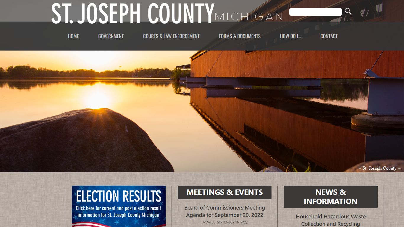 St. Joseph County Michigan - Government